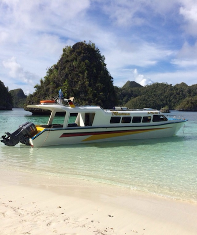  Perjalanan menuju Pasir Timbul