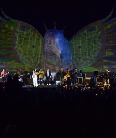Menyaksikan Konser Simphony Dieng ( Stage Pandawa )