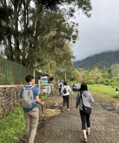Tiba di lokasi Basecamp