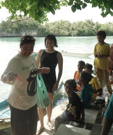 Perjalanan menuju Pulau Bair