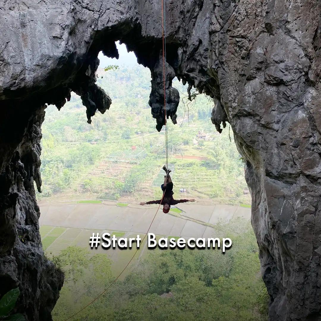 rappeling-tebing-hawu-start-basecamp